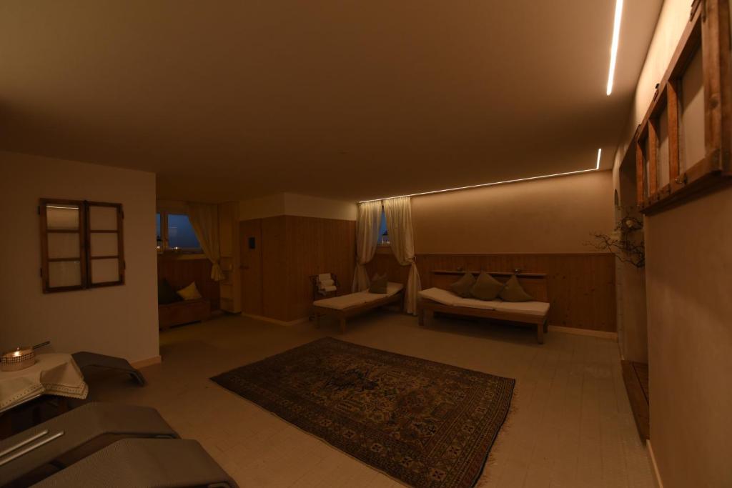 Koupelna v ubytování Alpenresidenz Maria