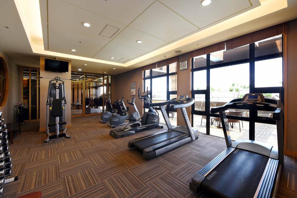 Fitness centrum a/nebo fitness zařízení v ubytování Fullon Hotel Hualien