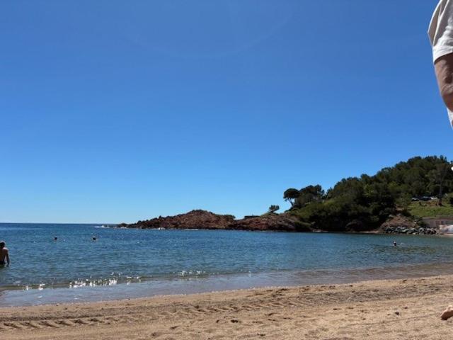 appartement F1 Estérel 50 m plage, parking, résidence sécurisée