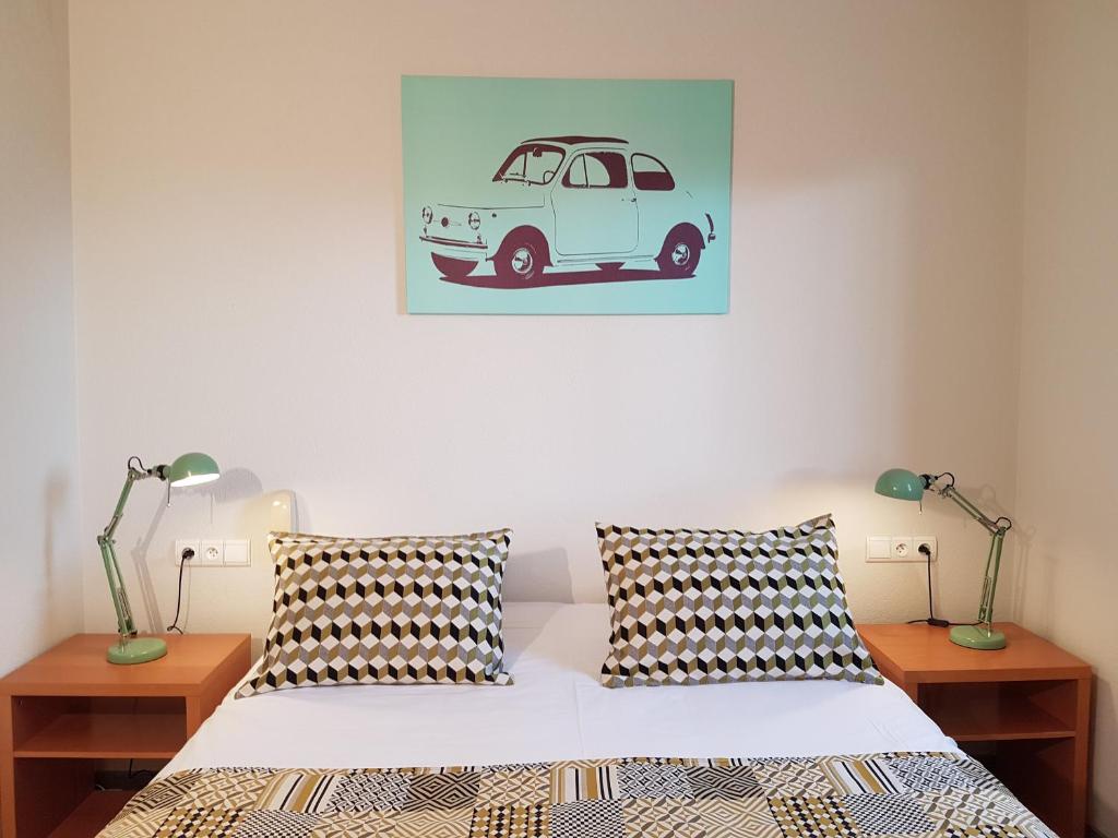 Postel nebo postele na pokoji v ubytování Hôtel Des Bois
