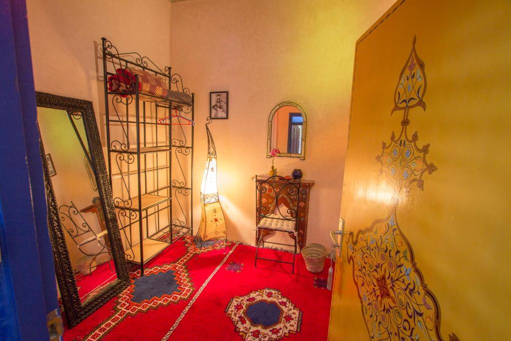 Voodi või voodid majutusasutuse Maison du Soleil toas