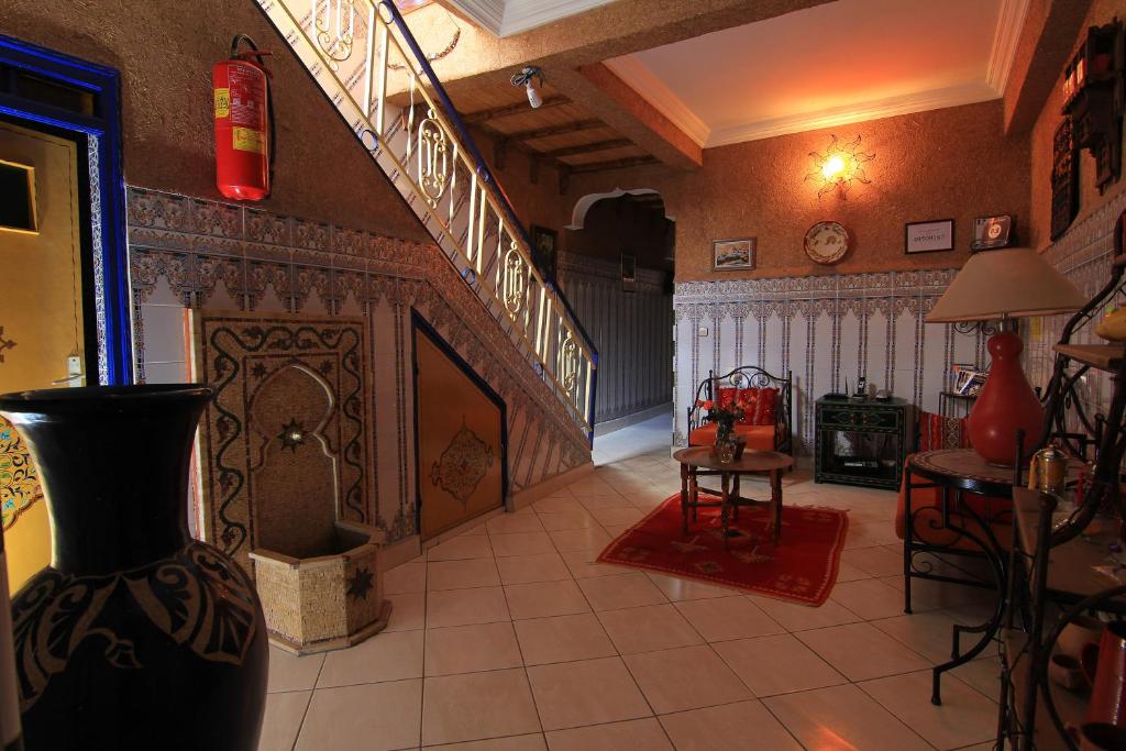 Istumisnurk majutusasutuses Maison du Soleil