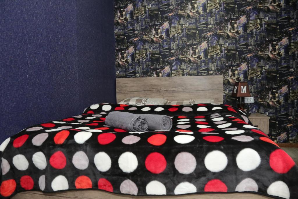 Voodi või voodid majutusasutuse Hotel Elma toas