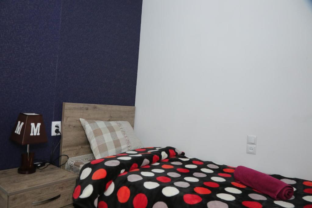Voodi või voodid majutusasutuse Hotel Elma toas