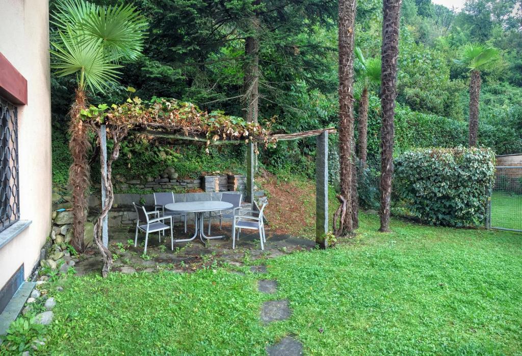 Zahrada ubytování Appartement Novotna