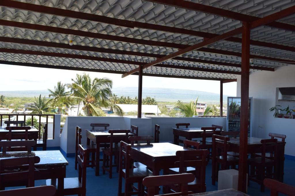 Restaurace v ubytování Paraiso de Isabela