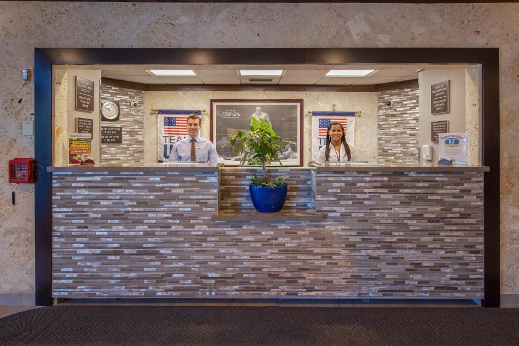 Vstupní hala nebo recepce v ubytování Stadium Hotel