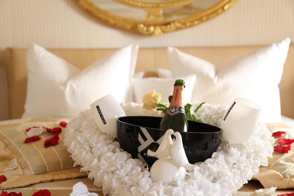 Nápoje v ubytování Hotel Don Giovanni