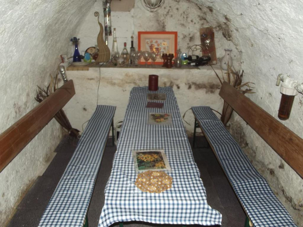 Posezení v ubytování Guest House Leona