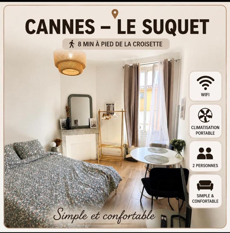 Le Clémenceau - studio au cœur de cannes