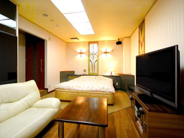 TV a/nebo společenská místnost v ubytování Hotel.COM (Adult Only)