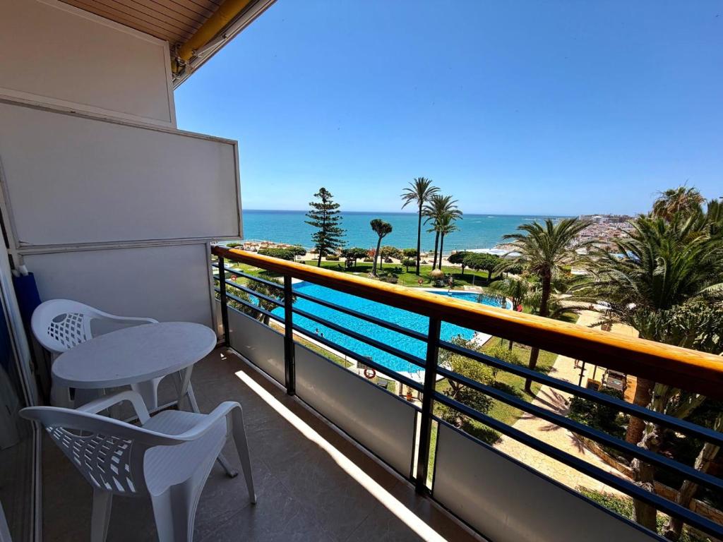 Casa Ángeles - Terraza y vista al mar