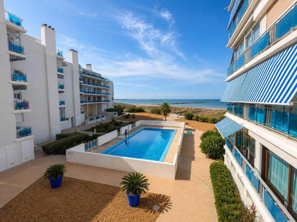 Appt 4 chambres-vue mer - piscine - parking