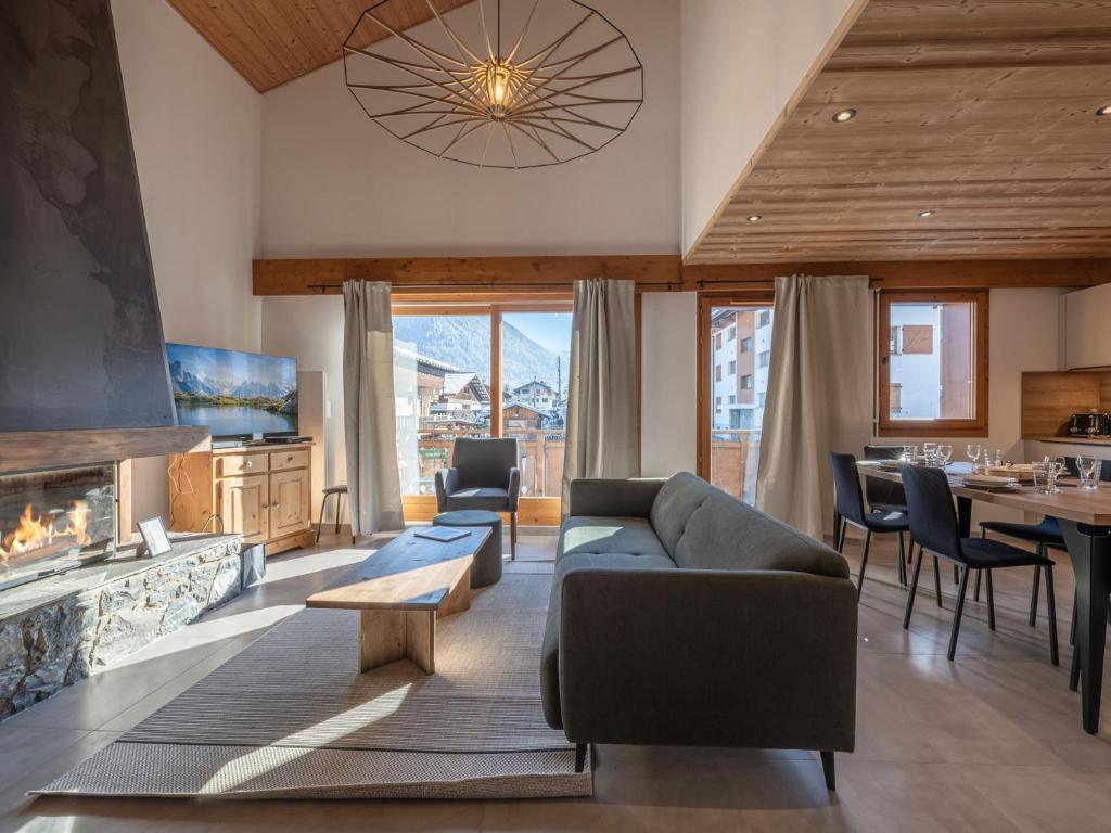 Duplex 3 chambres, cheminée, 7 pers, Morzine