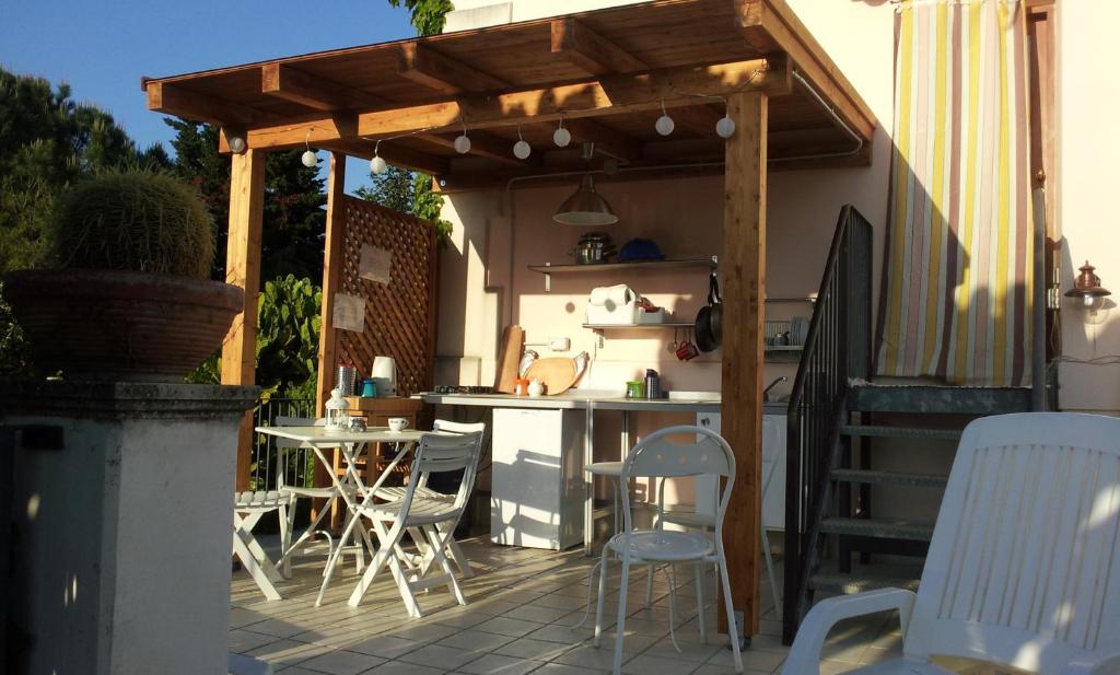 Balkón nebo terasa v ubytování Eurialo Green Suites