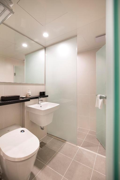 Koupelna v ubytování Hotel Foret Premier Nampo
