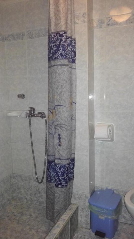 Koupelna v ubytování Hotel Korydallos