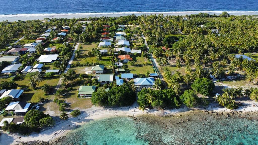 LE FARE BLEU NUI Villa privée climatisée en bord de lagon à Tiputa Rangiroa - Demi-pension & vélos gratuits - photo 6 - Rangiroa, Polynésie