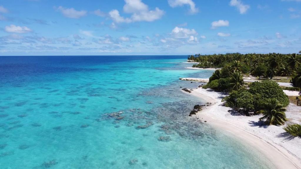 LE FARE BLEU NUI Villa privée climatisée en bord de lagon à Tiputa Rangiroa - Demi-pension & vélos gratuits - photo 9 - Rangiroa, Polynésie