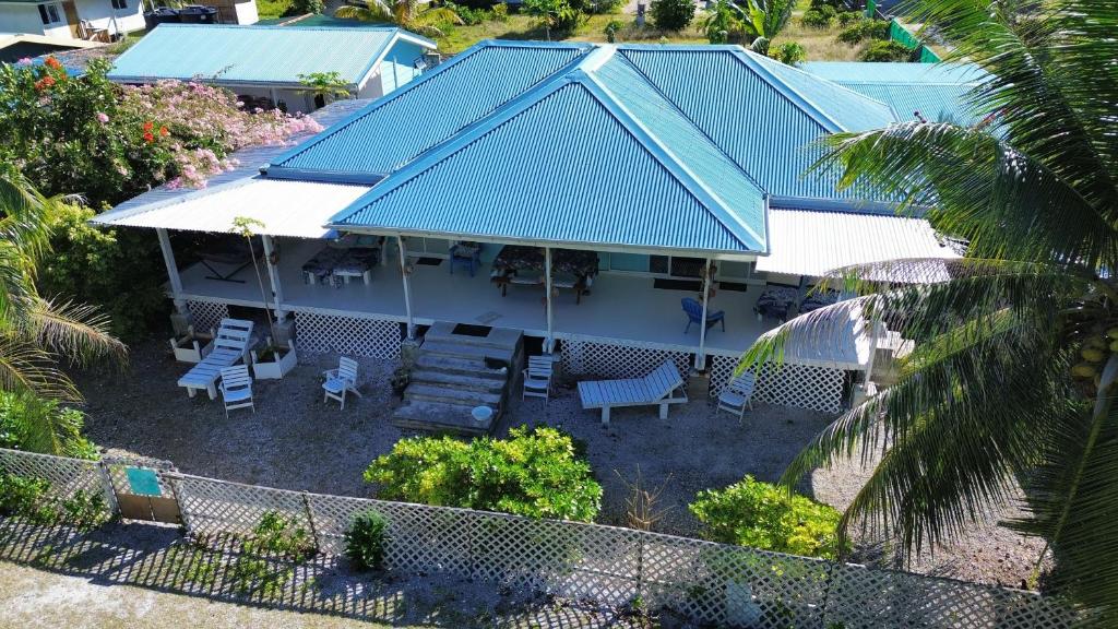 LE FARE BLEU NUI Villa privée climatisée en bord de lagon à Tiputa Rangiroa - Demi-pension & vélos gratuits - photo 10 - Rangiroa, Polynésie