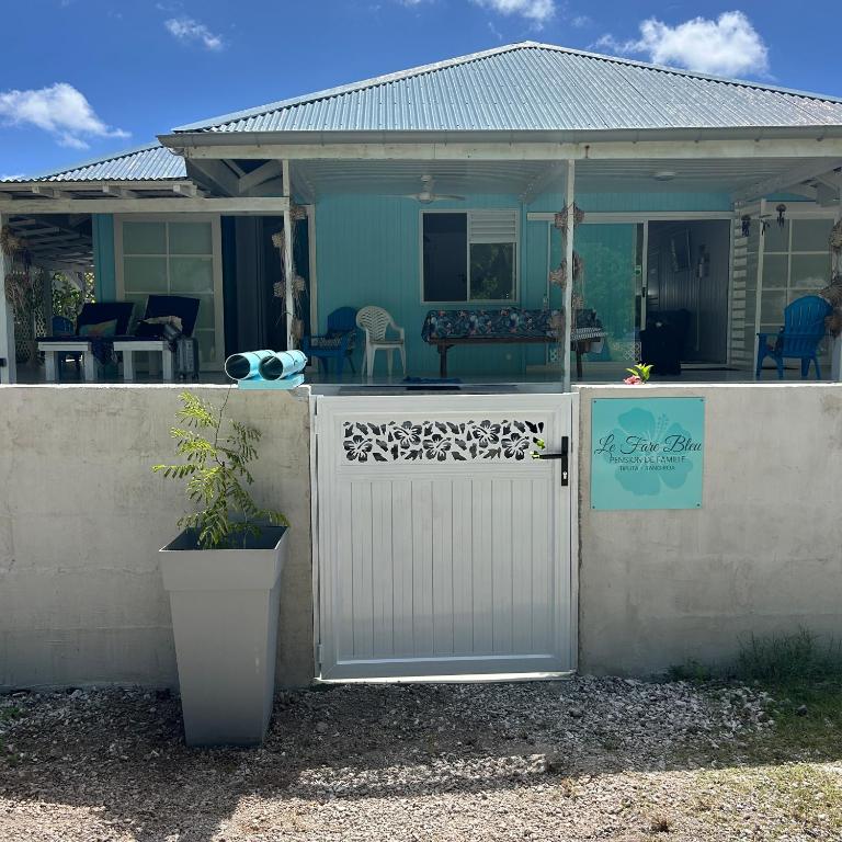 LE FARE BLEU NUI Villa privée climatisée en bord de lagon à Tiputa Rangiroa - Demi-pension & vélos gratuits - photo 12 - Rangiroa, Polynésie