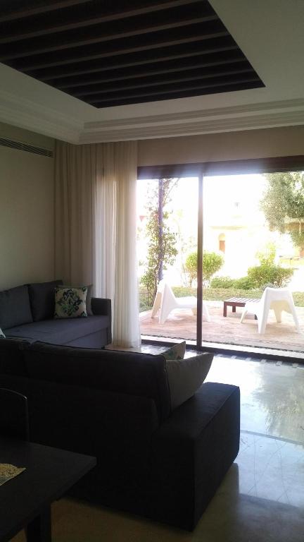 Posezení v ubytování Appartement Privé au Vizir Center Marrakech