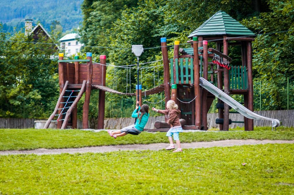 Herní místnost nebo prostor pro děti v ubytování Penzion Ovečka