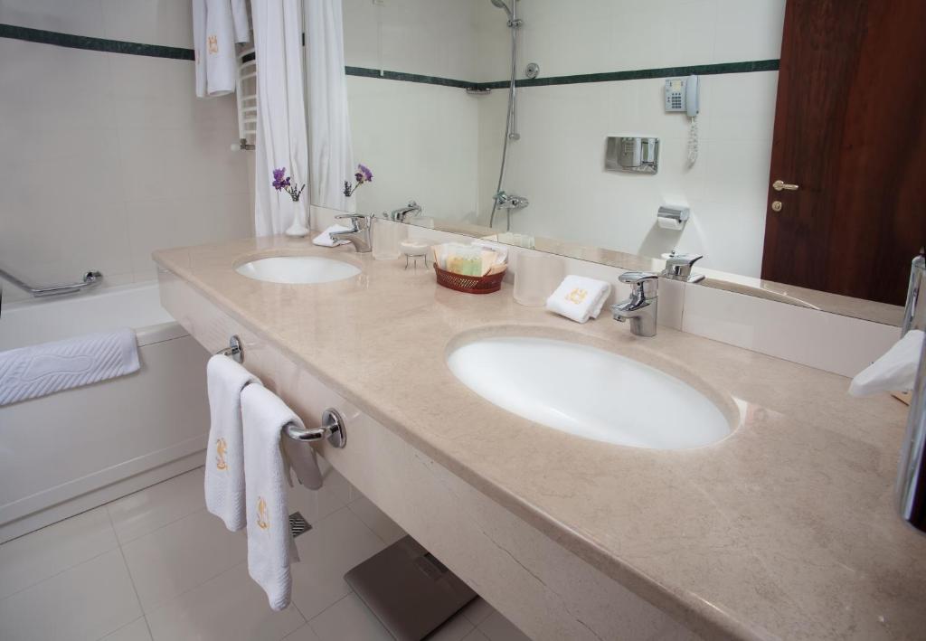 Koupelna v ubytování Hotel Otrada