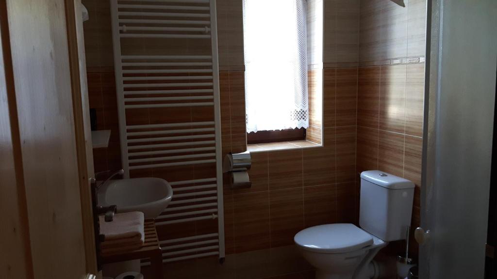 Vannituba majutusasutuses Chata u Tří Sluk