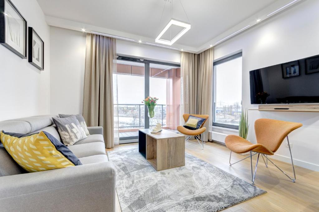Posedenie v ubytovaní Apartments Brabank Old Town & by Noclegi Renters