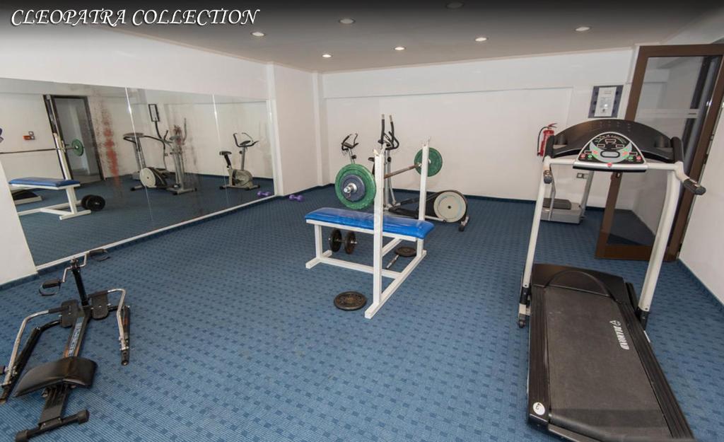 Fitness centrum a/nebo fitness zařízení v ubytování Kris Mari