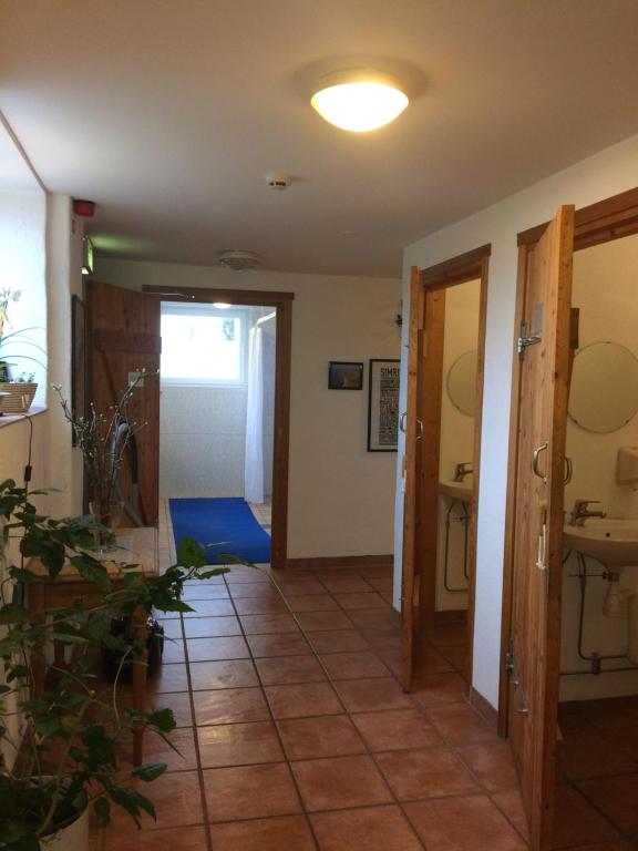 Koupelna v ubytování Bengtssons Loge