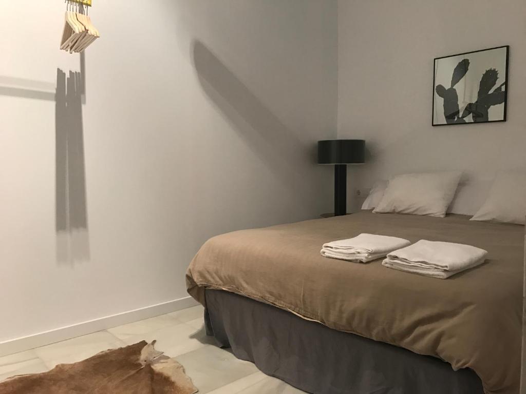 Postel nebo postele na pokoji v ubytování Casa Bolsa43