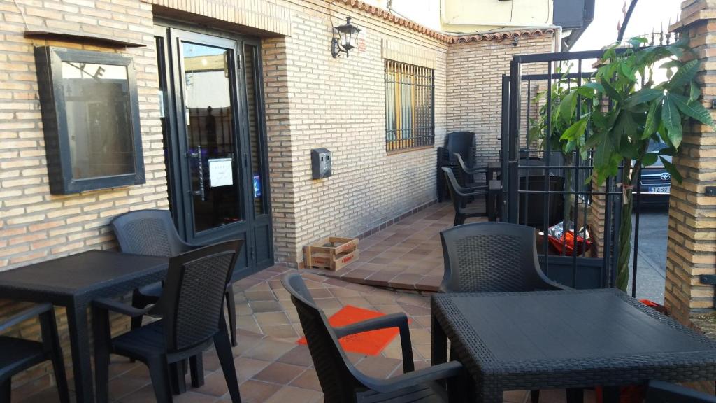Balkón nebo terasa v ubytování Hostal Seseña