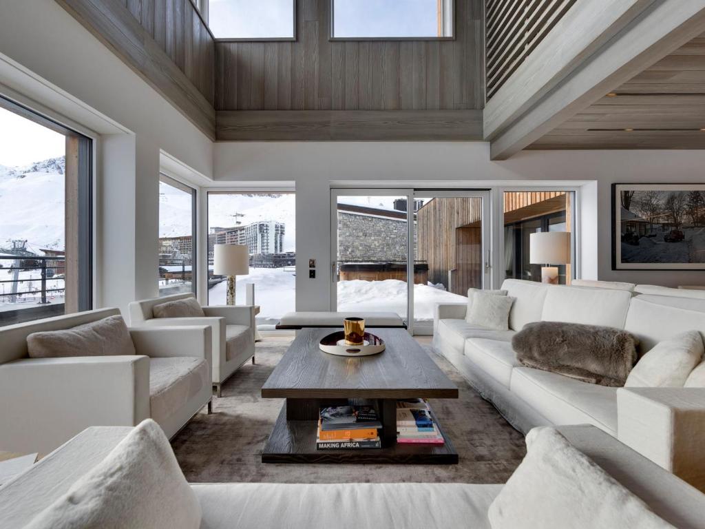 Appartement de luxe à Tignes avec jacuzzi et parking, pour 12 pers.