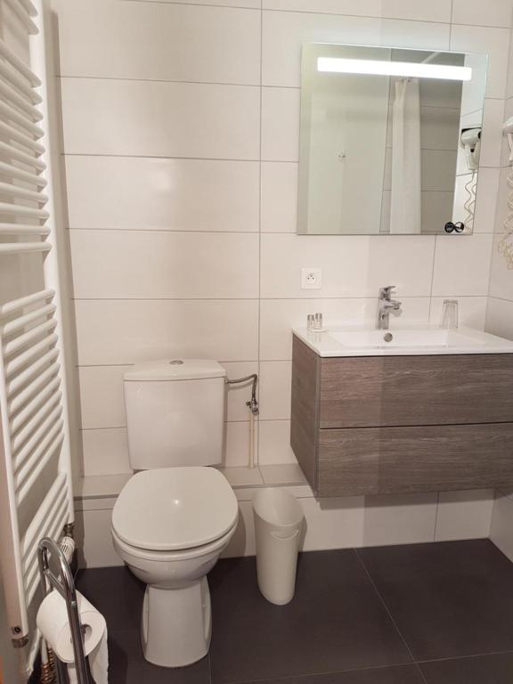 Koupelna v ubytování Hôtel Des Bois
