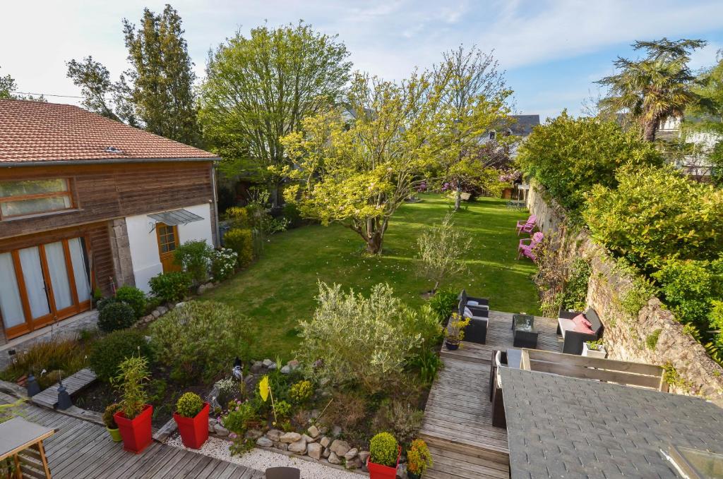 La Maison Bizienne Guérande - Chambres d'hôtes de charme - Habitación Doble Con Vistas Al Jardín