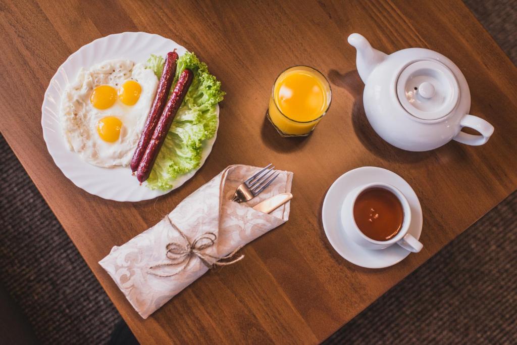 Možnosti snídaně pro hosty v ubytování Davir Spa Resort