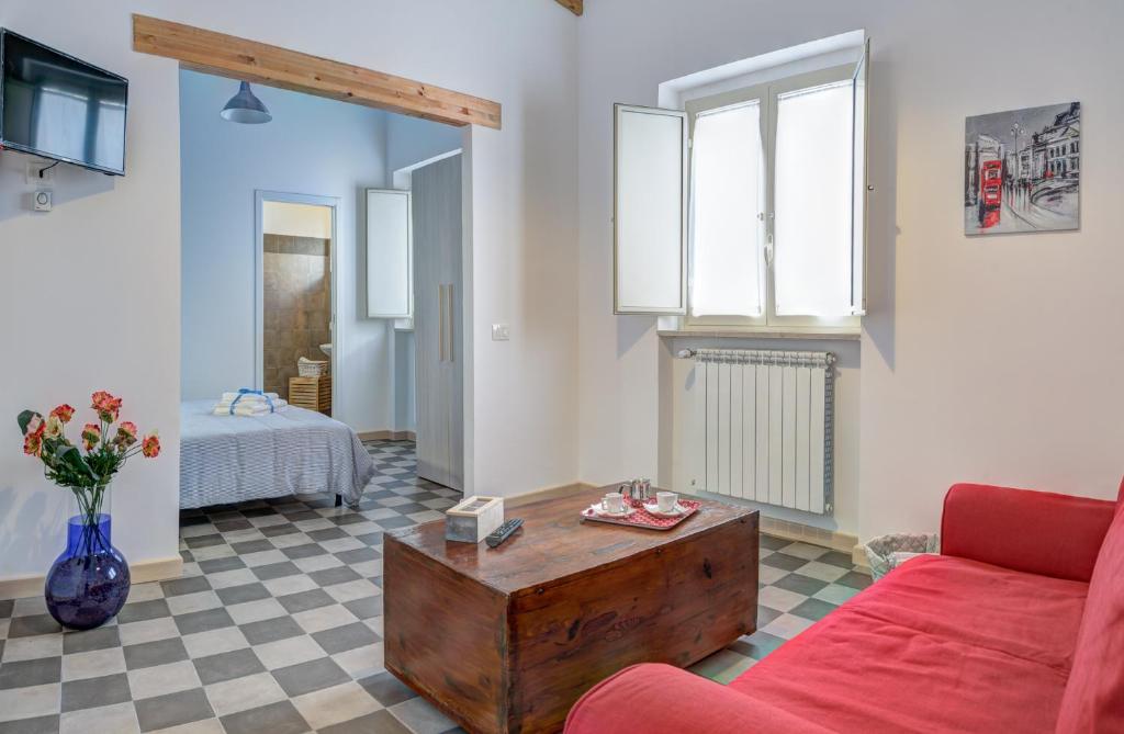 Posezení v ubytování B&B Vico Manenti