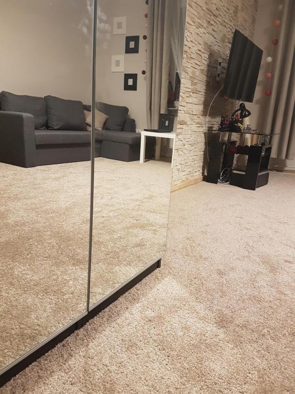 Televízia a/alebo spoločenská miestnosť v ubytovaní Rzeszów Apartment