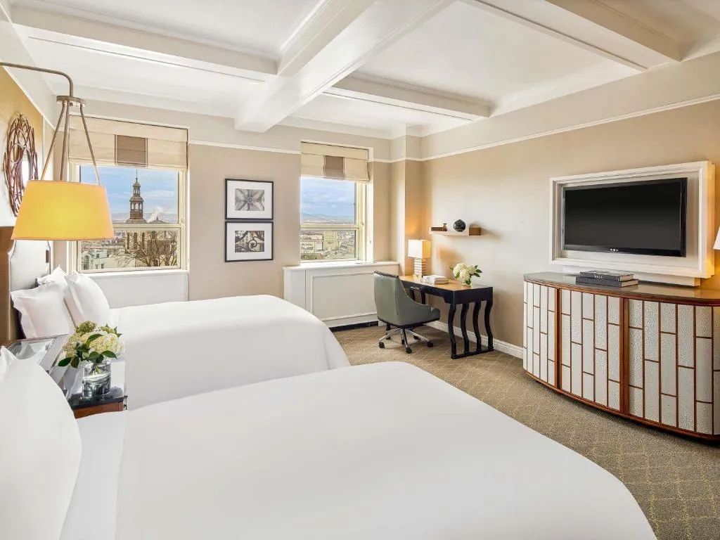 Deluxe Double Room with Two Double Beds and Riverview