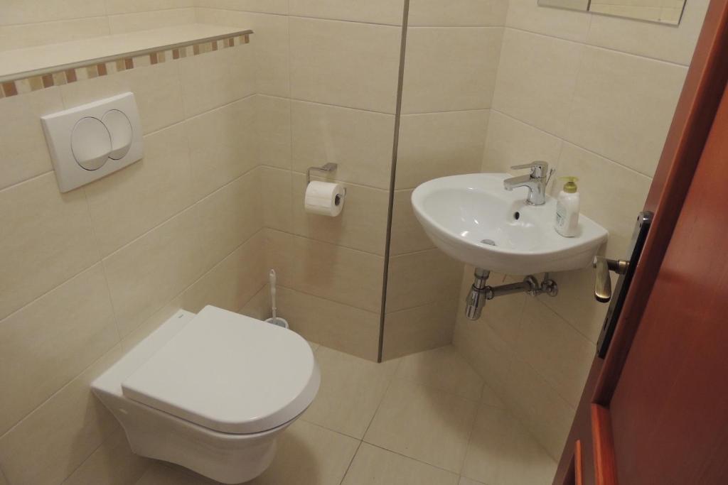 Kúpeľňa v ubytovaní Villa Pineta