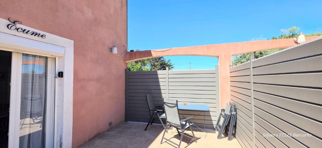 LE BARCARES - logement "Ecume" 3 étoiles, clim, wifi, parking, terrasse, plage et village de Noël à pied - 4 personnes