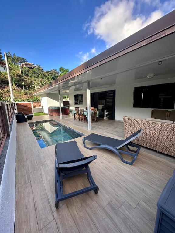 Hakaiki Lodge villa for 6 people 2 bedrooms - photo 6 - Tahiti, Polynésie