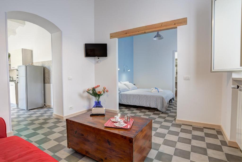 Postel nebo postele na pokoji v ubytování B&B Vico Manenti
