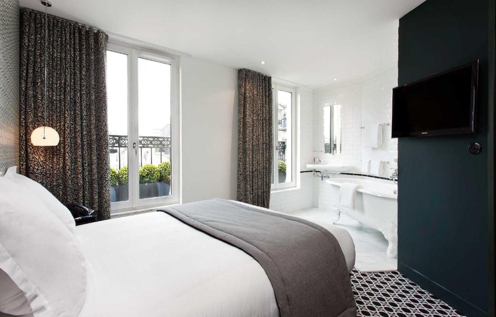 Hôtel Emile Le Marais - Resim 15