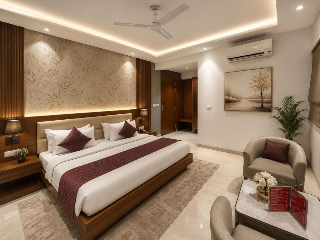 لابی و فضای عمومی Premium Hotel Skye Suites Terminal- 3 Delhi IGI Airport With- Free Airport Pickup - تصویر ۵