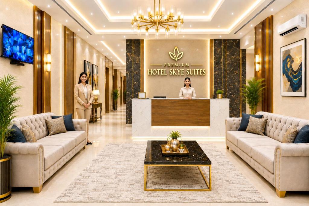 Premium Hotel Skye Suites Terminal- 3 Delhi IGI Airport With- Free Airport Pickup در دهلی نو