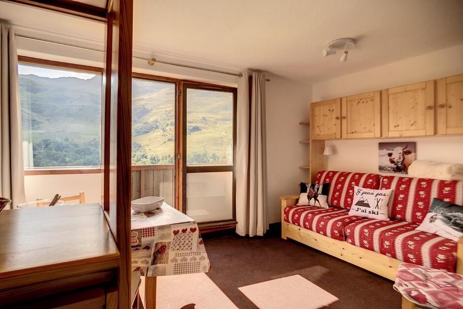Résidence Sarvan - Appartement lumineux · Départ et retour skis aux pieds · Balcon MAE-2494