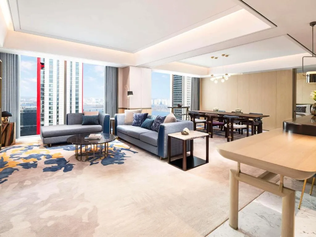 Two-Bedroom Diplomatic Sky Suite with One King Bed and Two Single Beds